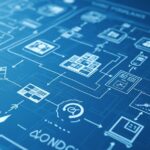 Abstract representation of digital marketing and online authority