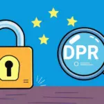 Small businesses depicting data security and user privacy.