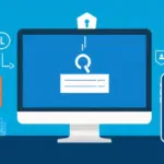 Illustration of Two-Factor Authentication process for business websites.