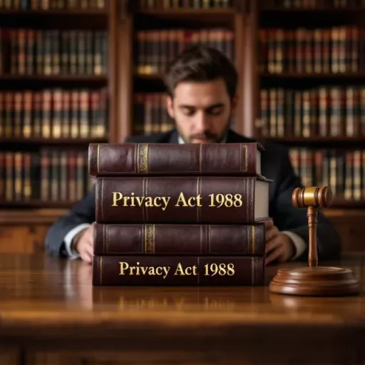 Text explaining Australia's Privacy Act 1988 and its implications for data protection and cookies