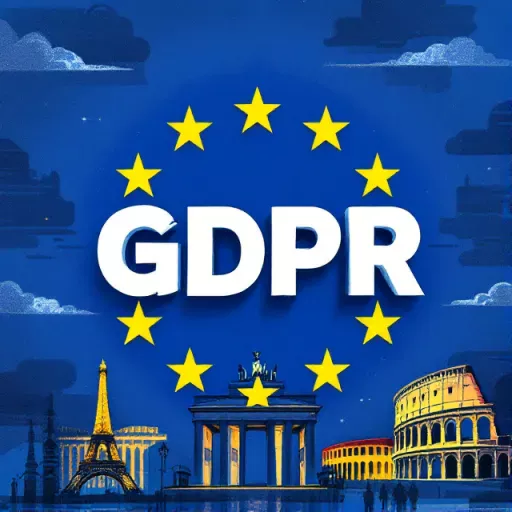 A graphic illustrating GDPR compliance for website cookie consent