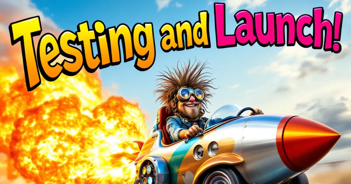 Checklist for website testing and launch preparation