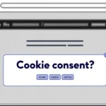 Illustration explaining website cookies and their uses