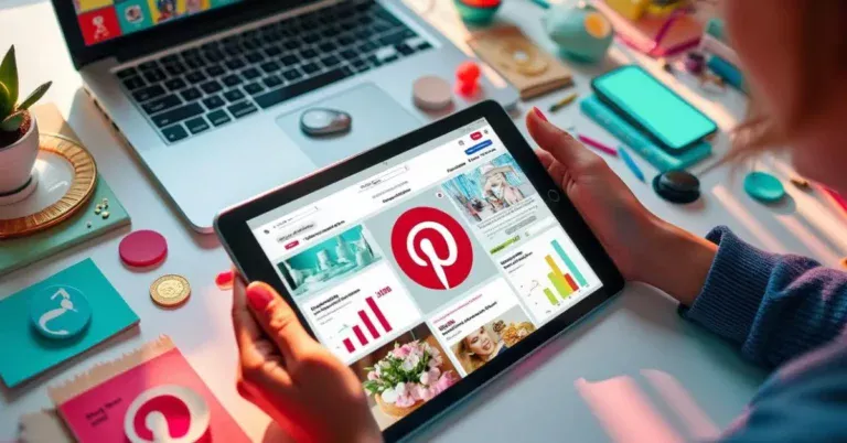 A vibrant Pinterest dashboard showcasing various pins related to affiliate marketing and creative content